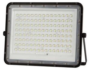 LED Vonkajší solárny reflektor LED/20W/3,2V 6400K čierna + DO