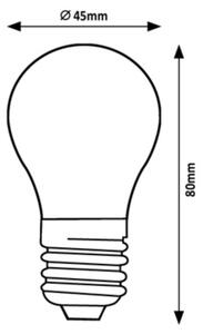Rabalux 79015 - LED Žiarovka FILAMENT G45 E27/2W/230V 3000K