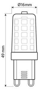 Brilagi - LED Žiarovka G9/4W/230V 3000K