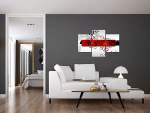 Abstraktný obraz do bytu (Obraz 90x60cm)
