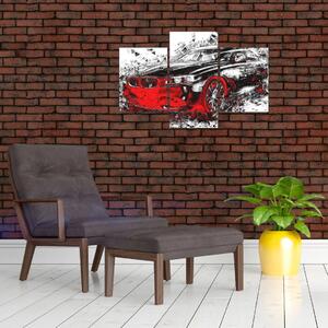 Obraz automobilu - moderný obraz (Obraz 90x60cm)