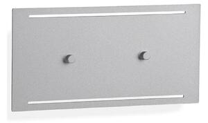 Telefunken 307804TF-LED Vonkajšie nástenné svietidlo 2xLED/3,5W/230V IP44 strieborná