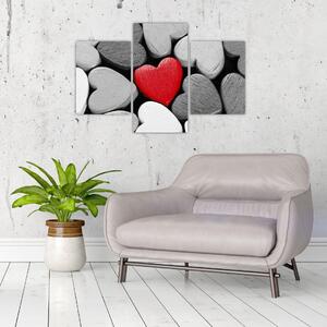 Červené srdce - obrazy na stenu (Obraz 90x60cm)