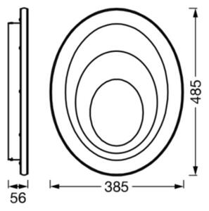 Ledvance - LED Stropné svietidlo ORBIS SPIRAL LED/37W/230V