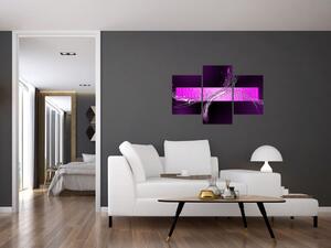 Abstraktný obraz do obývačky (Obraz 90x60cm)