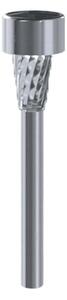 Aigostar - LED Solárna lampa LED/0,006W/1,2V 29,5 cm chróm 6500K IP44