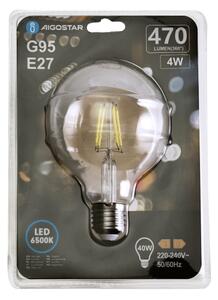 LED Žiarovka FILAMENT G95 E27/4W/230V 6500K - Aigostar