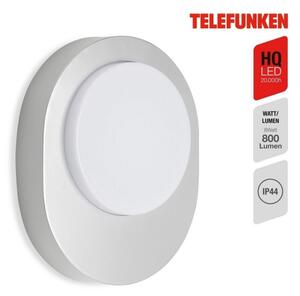 Telefunken 312004TF - LED Vonkajšie nástenné svietidlo LED/8W/230V IP44 strieborná