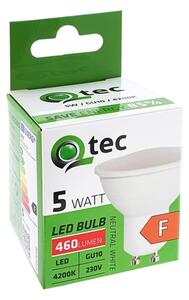 LED Žiarovka Qtec GU10/5W/230V 4200K