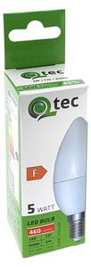 LED Žiarovka Qtec C35 E14/5W/230V 4200K