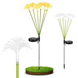 MasterLED Solárne vonkajšie svietidlo "Kvalle", 6 LED, 3000K, IP44, 77 cm, teplá biela