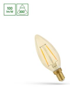 LED Žiarovka VINTAGE C35 E14/5W/230V 2400K