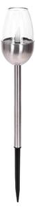 Aigostar - LED Solárna lampa LED/0,006W/1,2V 38,2cm chróm 2700K IP44