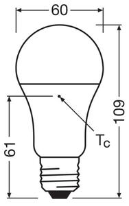 SADA 3x LED Žiarovka A60 E27/10W/230V 2700K
