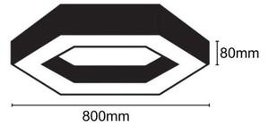 LED Stropné svietidlo LED/40W/230V 4000K pr. 80 cm