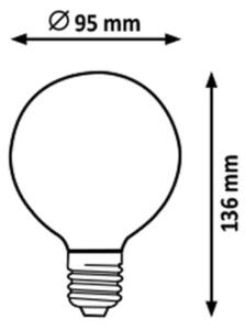 Rabalux 1598 - LED Žiarovka G95 E27/7,2W/230V 2700K