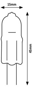 Rabalux 79115 - LED Žiarovka G4/2W/12V 2700K