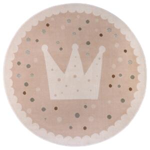 Hanse Home Detský koberec Adventures 105971 Cream Beige kruh - 100x100 (priemer) kruh cm