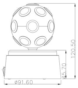 Globo 28017 - LED dekoratívna lampa DISCO LED/0,06W/3xAA