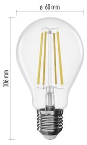 LED Stmievateľná žiarovka FILAMENT A60 E27/7,5W/230V 4000K