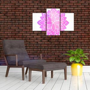 Obraz: ružová mandala (Obraz 90x60cm)