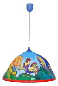 Detský luster na lanku ROOSTER 1xE27/15W/230V