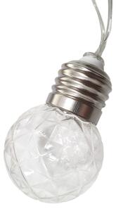 LED Solárna vonkajšia reťaz 10xLED/1,2V 300 mAh 2,2 m IP44