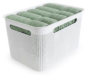 Rotho Úložný box s rúčkami BRISEN 16 l, 36 x 26,2 x 21 cm, biely