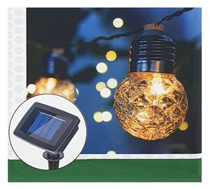 LED Solárna vonkajšia reťaz 10xLED/1,2V 300 mAh 2,2 m IP44