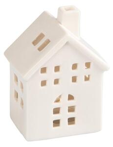 Retlux - Porcelánový domček na sviečku 10 cm biela