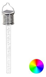 Aigostar - LED RGB Solárne svietidlo LED/0,006W/1,2V chróm IP44
