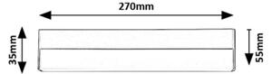 Rabalux 78046 - LED Podlinkové svietidlo BAND LED/7W/230V 4000K strieborná