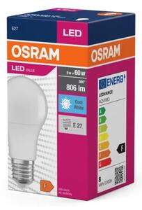 LED Žiarovka VALUE A60 E27/8W/230V 4000K - Osram