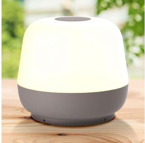 LED Stmievateľná stolná lampa SAMBA LED/1,2W/5V USB 1200 mAh IP44 šedá