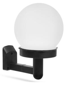 LED Solárne nástenné svietidlo LED/1,2V 40mAh IP44 čierna
