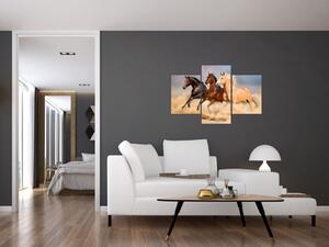 Moderný obraz koní (Obraz 90x60cm)