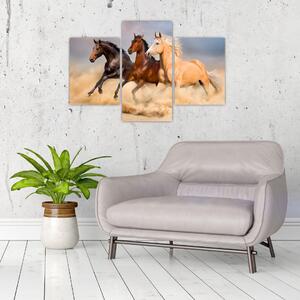 Moderný obraz koní (Obraz 90x60cm)
