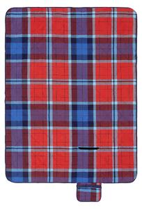Livarno home Pikniková deka, 127 x 168 cm (károvaná červená/modrá) (100373555)