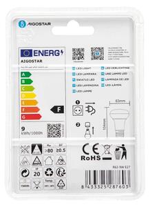 LED Žiarovka R63 E27/9W/230V 6500K - Aigostar
