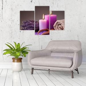 Obraz - Relax, sviečky (Obraz 90x60cm)