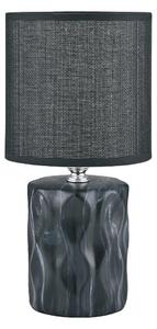 Zuma Line HS8603-BL - Stolná lampa 1xE14/40W/230V čierna/dekor mramoru