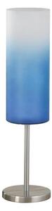 Eglo 85999 - Stolná lampa TROY MODRÁ 1xE27/100W/230V modrá