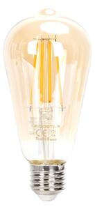 LED Stmievateľná žiarovka FILAMENT ST64 E27/6W/230V 2200K - Aigostar