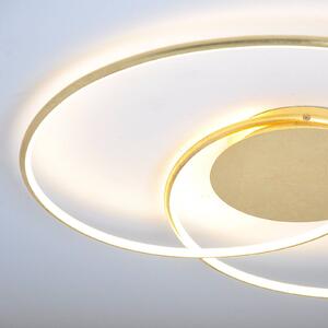 Stropné svietidlo Lindby LED Joline, zlatá farba, 74 cm, kov
