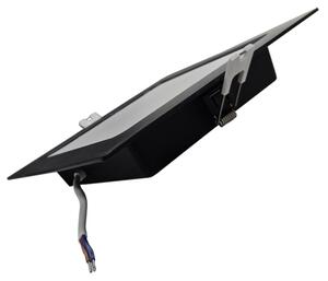 LED Podhľadové svietidlo SQUARE LED/12W/230V 4000K 17x17 cm čierna