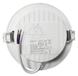 LED Podhľadové svietidlo CIRCLE LED/6W/230V 4000K pr. 12 cm biela