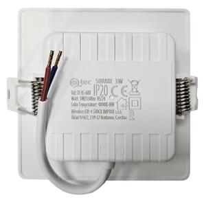 LED Podhľadové svietidlo SQUARE LED/3W/230V 4000K 9x9 cm biela