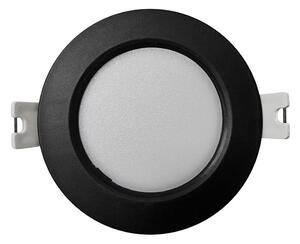 LED Podhľadové svietidlo CIRCLE LED/3W/230V 4000K pr. 9 cm čierna