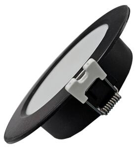 LED Podhľadové svietidlo CIRCLE LED/3W/230V 4000K pr. 9 cm čierna