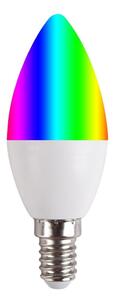 LED RGBW Stmievateľná žiarovka BS3 E14/5,5W/230V 3000-6500K Wi-Fi - iGET 75020902